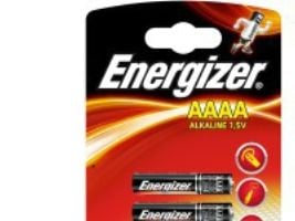Batteri, Energizer Alkaline, AAAA, 1,5 V, 2 stk