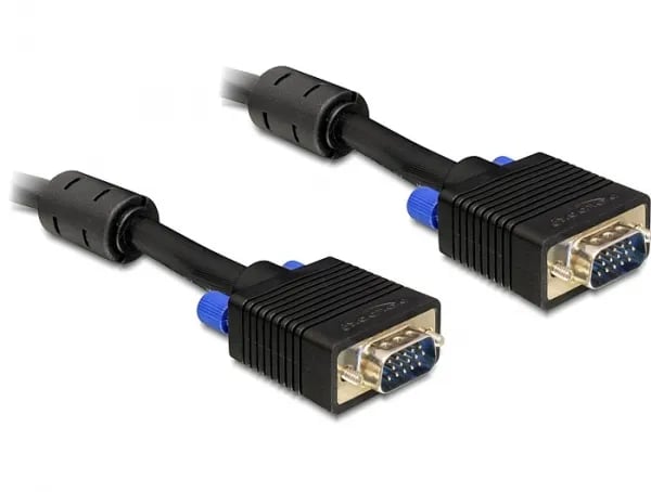 Delock - VGA-kabel - HD-15 (VGA) (hann) til HD-15 (VGA) (hann) - 10 m