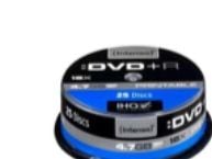 Intenso - 25 x DVD+R - 4.7 GB 16x - blekkstråleskrivbar overflate - spindel