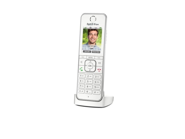 Fon C6, DECT-puhelin, Johdoton puhelin, Kaiutinpuhelin, 300 entries, Soittajan tunnistus, Valkoinen