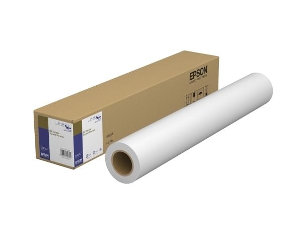 Epson DS Transfer General Purpose 610 mm x 30,5 m, Mustesuihkutulostus, Rulla, SureColor F560 SureColor F6360, 5,08 cm, Japani, 30,5 m