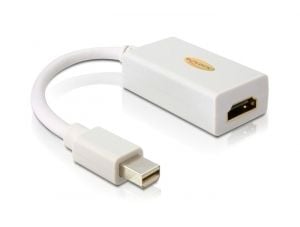 Delock - Adapterkabel - Mini DisplayPort hann til HDMI hunn - 18 cm