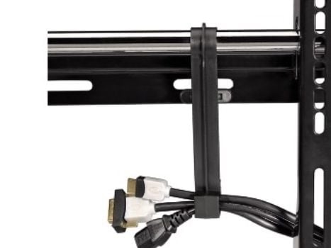 Hama "Next" Plasma/LCD Wall Bracket, VESA 400x200, 56 kg, 15, Rustfritt stål, Sort