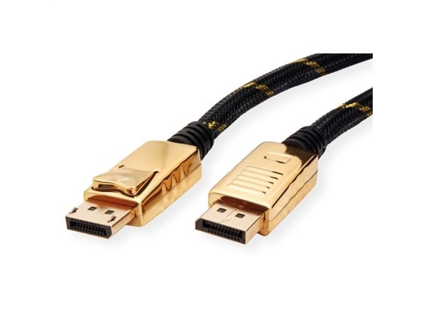 ROLINE 11.04.5645, 2 m, DisplayPort, DisplayPort, Hankjønn, Hankjønn, 4096 x 2560 piksler