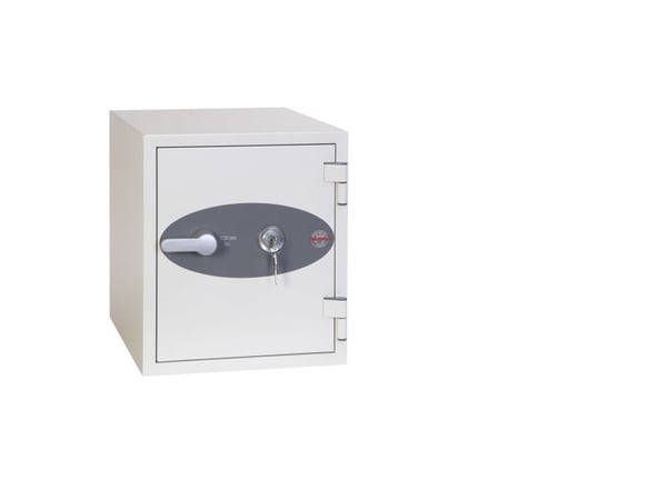 Phoenix Safe Co. FS1282K, Frittstående safe, 25 l, Hvit, Nøkkel, Stål, Gulv