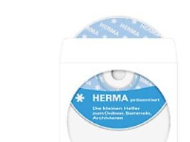 HERMA - CD/DVD-ficka - vit