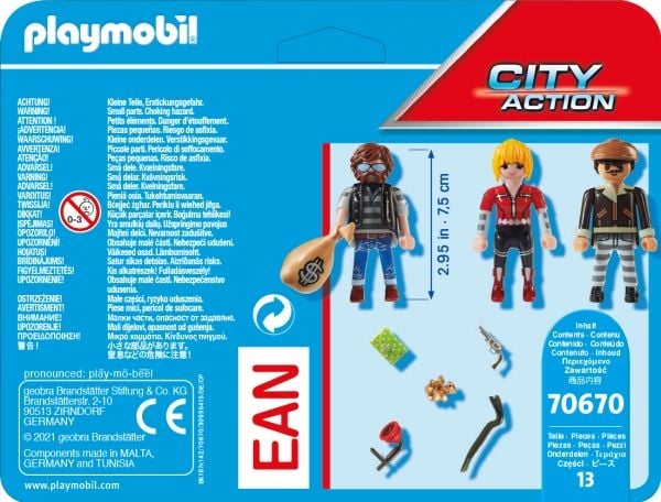 Playmobil City Action 70670, 4 år, Flerfarget, Plast