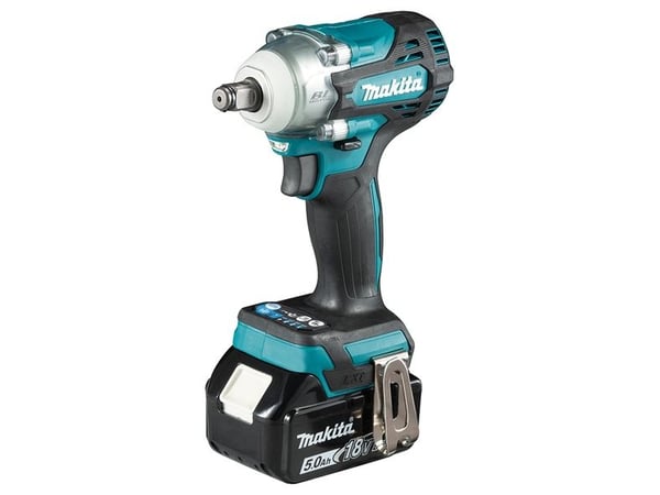 Makita DTW300RTJ - Støtskiftenøkkel - trådløs - 4 hastigheter - 1/2" firkantdrev - 580 N·m - 2 batterier - 18 V