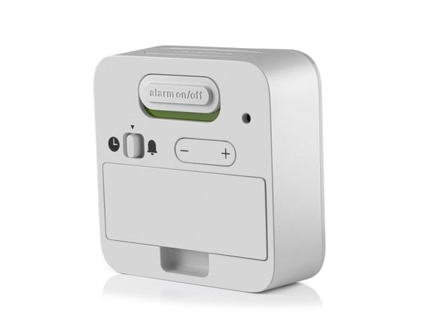 Braun BC08, Digital vekkerklokke, firkant, Hvit, 12/24h, LCD, Batteri
