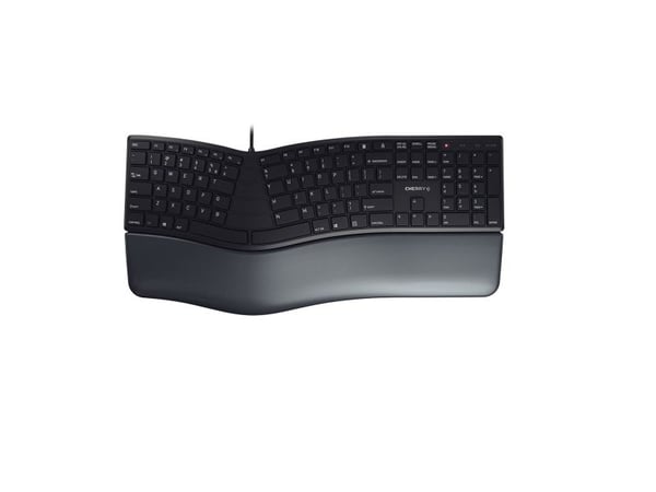 CHERRY KC 4500 ERGO - Tastatur - USB - QWERTY - Storbritannia - svart