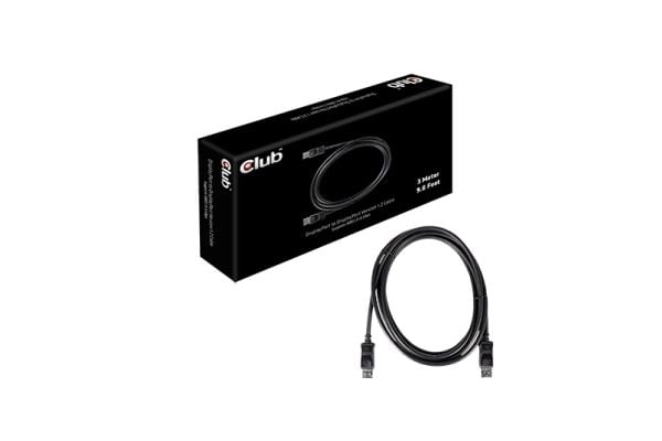 Club 3D - DisplayPort-kabel - DisplayPort (hann) til DisplayPort (hann) - 3 m - låst