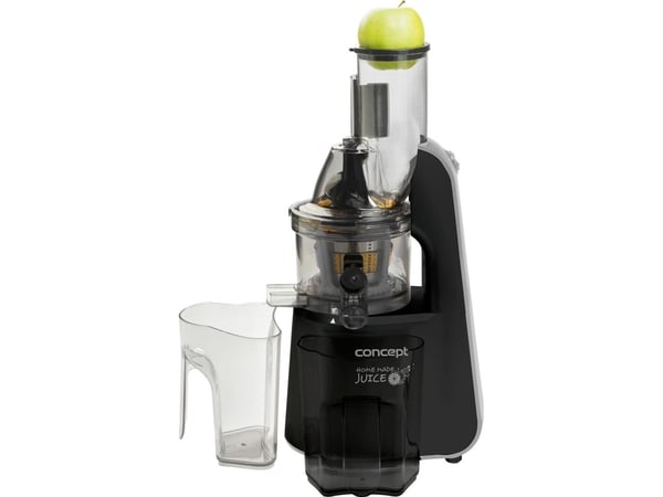Concept LO-7067, Saft presse, Sort, Sølv, 60 RPM, 1 l, 1 l, 7,5 cm
