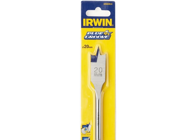 IRWIN 10502804, Bor, Spadebit, 8 mm, 157 mm, Tre, Rustfritt stål