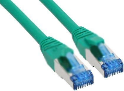 InLine 76807G, 7,5 m, Cat6a, S/FTP (S-STP), RJ-45, RJ-45, Vihreä