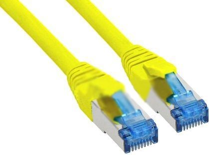 InLine 76811Y, 1 m, Cat6a, S/FTP (S-STP), RJ-45, RJ-45