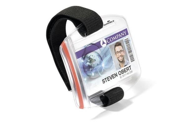 ID-kortholder OUTDOOR SECURE armbind til 1 kort - (10 pakker x 10 stk.)