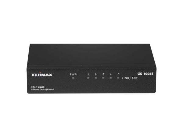 Edimax GS-1005E - Switch - ikke-styrt - 5 x 10/100/1000 - stasjonær