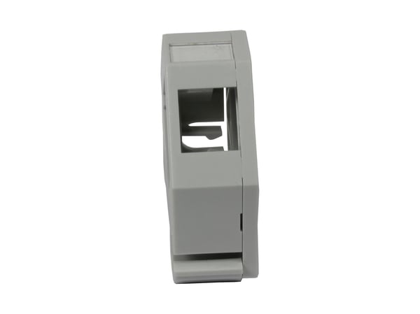 Keystone-moduulin tuki DIN-kisko ABS 1xTP-moduulille Top-hat kiskosovitin Synergy 21