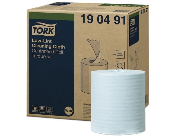 Tork 190491, Papir, Turkis, 165 mm, 60 m, 673,2 g, 4 stykker