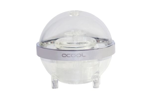 Alphacool 15362, Pumpe og reservoar, Acetal, Messing, Nylon, Kromfarget, Gjennomsiktig, 128 mm, 117,5 mm, 128 mm