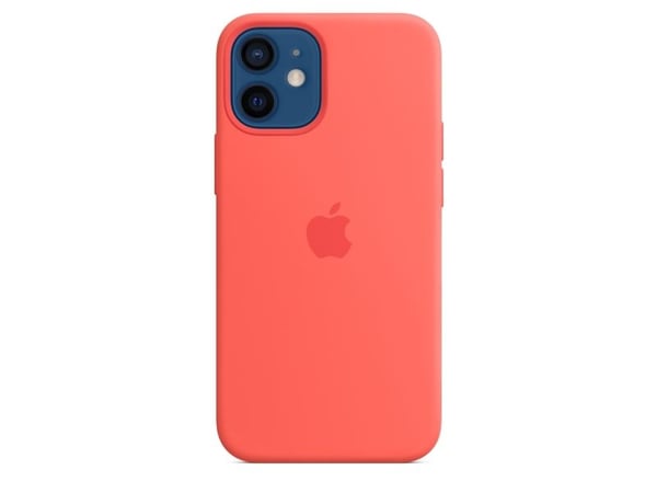 Apple - Baksidesskydd för mobiltelefon - med MagSafe - silikon - rosa citrus - för iPhone 12 mini