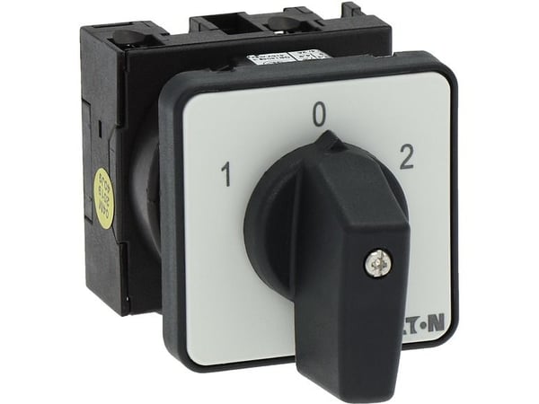 Eaton T0-1-8210/E, Vipukytkin, 1P, Muovi, Musta, Metallinen, IP65, 48 mm