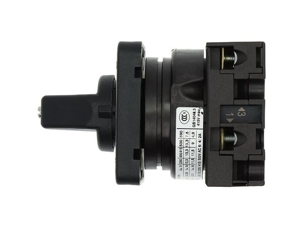 Eaton T0-1-8210/E, Vipukytkin, 1P, Muovi, Musta, Metallinen, IP65, 48 mm