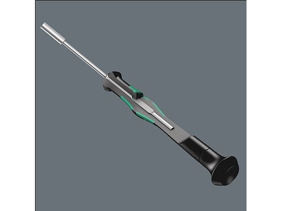 Wera 2069 elektronikk pipenøkkel, 13 mm, 15,7 cm, 13 mm, svart, grønn