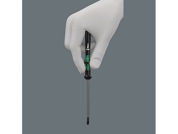 Wera 2069 elektronikk pipenøkkel, 13 mm, 15,7 cm, 13 mm, svart, grønn