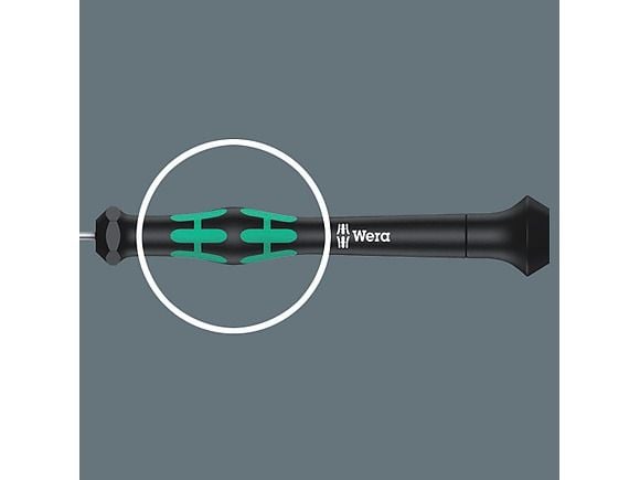 Wera 2069 elektronikk pipenøkkel, 13 mm, 15,7 cm, 13 mm, svart, grønn