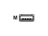 Datalogic - USB-kabel - USB (hann) - 5 m - rullet sammen