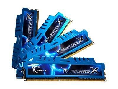 G.Skill Ripjaws-X - DDR3 - sett - 32 GB: 4 x 8 GB - DIMM 240-pin - 1600 MHz / PC3-12800 - CL9 - 1.5 V - ikke-bufret - ikke-ECC