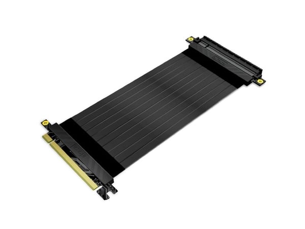 Akasa RISER BLACK X2, Premium PCIe 3.0 x 16 Riser cable,20CM, 180° PCIe 3.0 x16 Female, 180° PCIe 3.0 x16 Male
