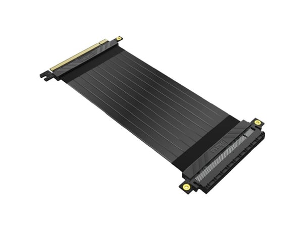 Akasa RISER BLACK X2, Premium PCIe 3.0 x 16 Riser cable,20CM, 180° PCIe 3.0 x16 Female, 180° PCIe 3.0 x16 Male