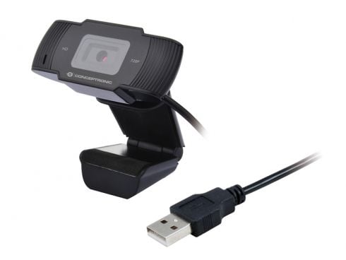 Conceptronic AMDIS03B - Nettkamera - farge - 1280 x 720 - 720p - fastfokal - lyd - USB 2.0 - DC 5 V