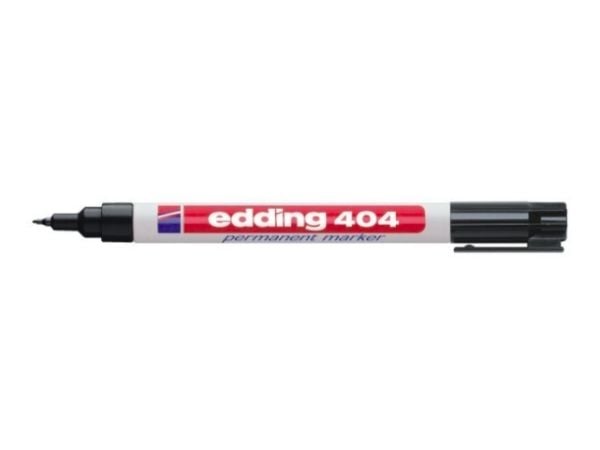 Marker Edding 404 sort 0.75 mm permanent - for glas, metal, plastik