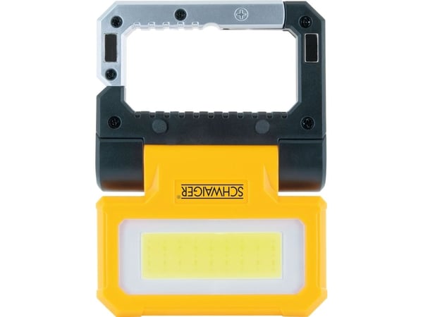 Schwaiger LED arbeidslys med lommelykt 300Lm sort/gel