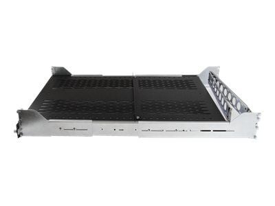 Startech 2U Vented Sliding Server Rack Shelf w/ Cable Management Arm - 27.7 to 31.6in Adjustable Mounting Depth - 50lb - 24in Deep - Rack-hylle - s...