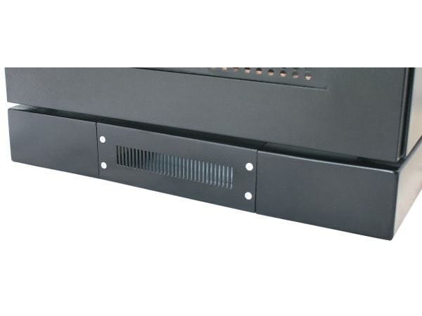 Intellinet 19" Plinth, Racksokkel, Stål, Sort, 1 stykker, 10 kg