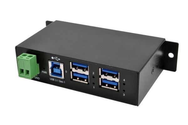 EXSYS EX-1504HMS, USB 3.2 Gen 1 (3.1 Gen 1) Type-B, USB 3.2 Gen 1 (3.1 Gen 1) Type-A, 5000 Mbit/s, lajittelu, metalli, 1,5 m