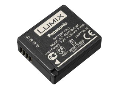 Panasonic DMW-BLG10E - Batteri - Li-Ion - 1025 mAh - svart - for Lumix DC-TZ93, TZ95, TZ96, ZS200, DMC-TZ82, LX100, ZS80; Lumix G DC-G100, GX9, GX9...