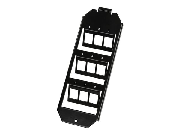LogiLink NK4061, Musta, SPCC, Tavanomainen, Mikä tahansa tuotemerkki, Kiiltävä, Keystone-moduuli