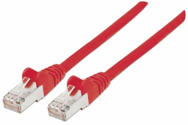 Intellinet 741002, 7,5 m, Cat7, S/FTP (S-STP), RJ-45, RJ-45, Rød