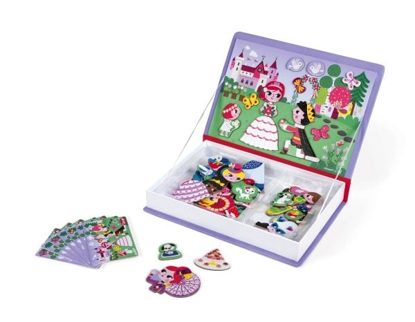 JANOD Princess Magneti''book, 3 vuotta, Karton, Violetti
