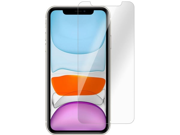 eSTUFF Titan Shield - Skjermbeskyttelse for mobiltelefon - glass - krystallklar - for Apple iPhone XR