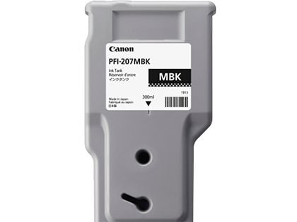 Canon PFI-207 MBK, Mattamusta, Väriainepohjainen muste, 1 kpl
