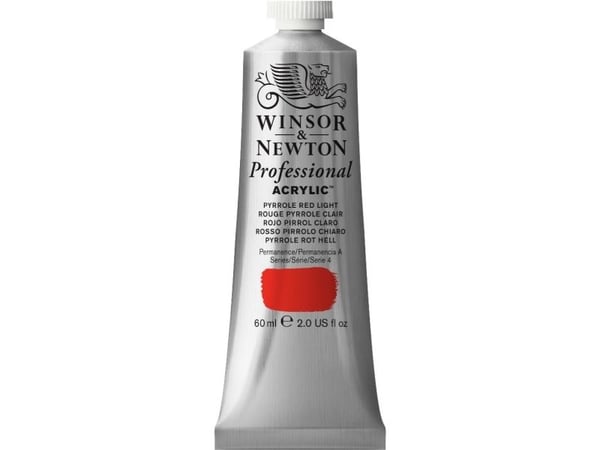 Winsor & Newton Professional Acrylic, 60 ml, Rød, Rør