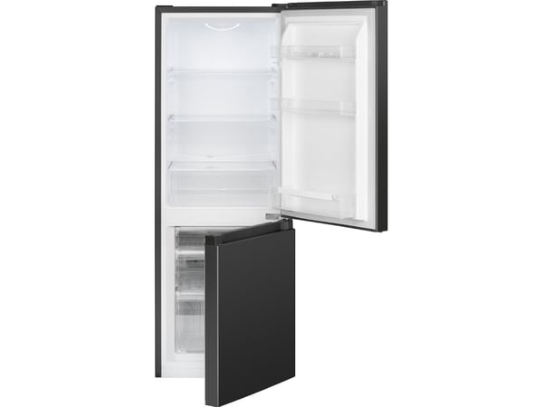 Bomann KG 320.2 - Kylskåp/frys - bottenfrysskåp - bredd: 49.5 cm - djup: 56.2 cm - höjd: 143 cm - 175 liter - Klass E - glänsande svart
