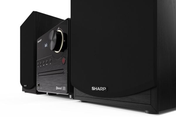 Sharp XL-B512(BK), Kodin mikroaudiojärjestelmä, Musta, 1 levyt, Etu, 45 W, Banaaniliitin