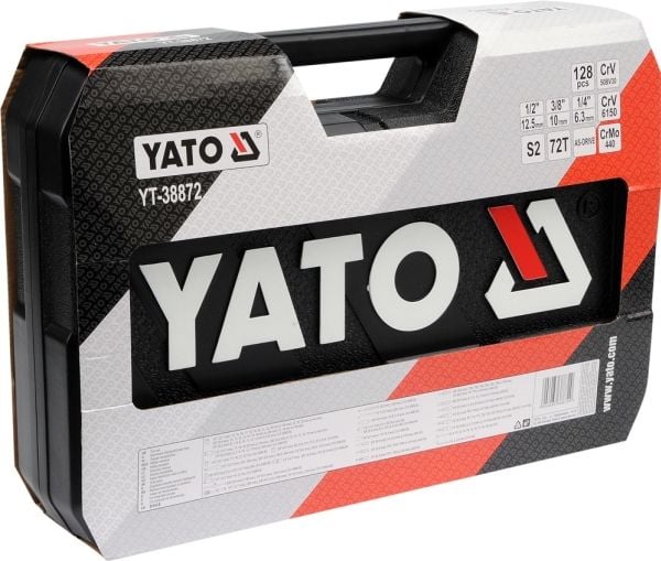 Yato YT-38872, Kromvanadiumstål, 128 verktøy